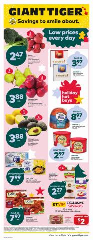 Grocery offers | Weekly Flyer in Giant Tiger | 2022-11-30 - 2022-12-06