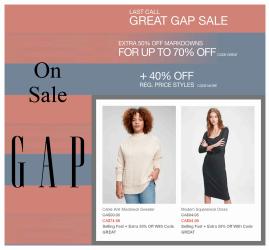Gap deals in the Gap catalogue ( 20 days left)