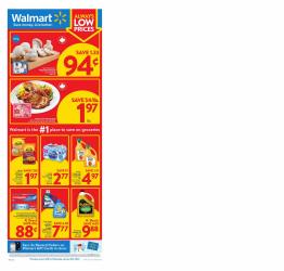 Grocery deals in the Walmart catalogue ( 7 days left)