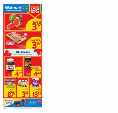 Walmart catalogue | Walmart Flyer | 2022-06-30 - 2022-07-06