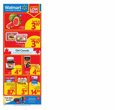 Walmart catalogue | Walmart Flyer | 2022-06-30 - 2022-07-06