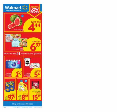 Walmart catalogue | Walmart Flyer | 2022-08-04 - 2022-08-10