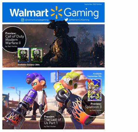 Walmart catalogue | Walmart September Gaming Catalogue | 2022-09-08 - 2022-10-05
