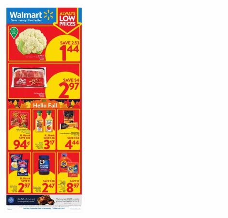 Walmart catalogue in Kapuskasing | Walmart Flyer | 2022-09-29 - 2022-10-05