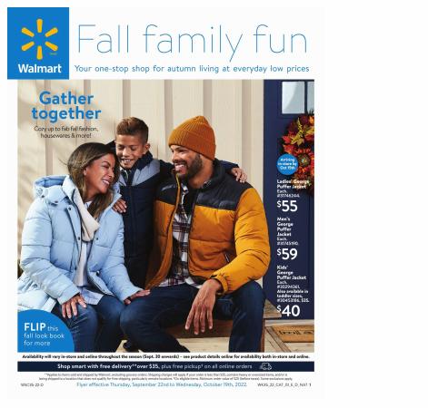 Walmart catalogue | Walmart Walmart Fall Digest | 2022-09-22 - 2022-10-19