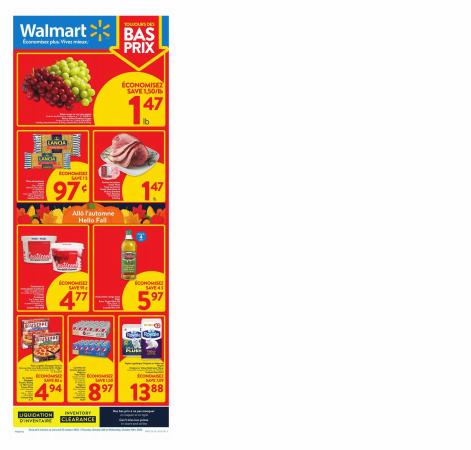 Walmart catalogue in Salaberry-de-Valleyfield | Walmart Flyer | 2022-10-06 - 2022-10-12