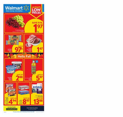 Walmart catalogue | Walmart Flyer | 2022-10-06 - 2022-10-12