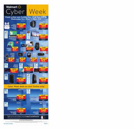 Walmart catalogue | Walmart Cyber Week | 2022-11-27 - 2022-11-30