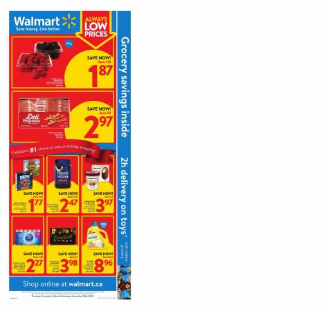 Walmart catalogue in Buckingham | Walmart Flyer | 2022-11-24 - 2022-11-30