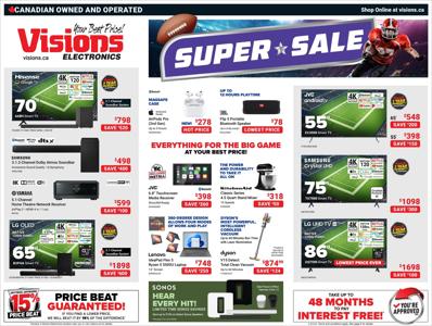 Electronics offers in Toronto | Weekly Flyer in Visions Electronics | 2023-02-03 - 2023-02-09
