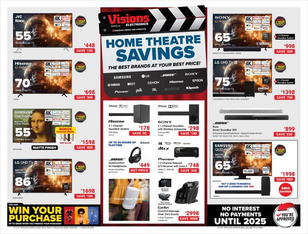 Visions Electronics catalogue in Edmonton | Visions Electronics weeky flyer | 2023-09-22 - 2023-09-28