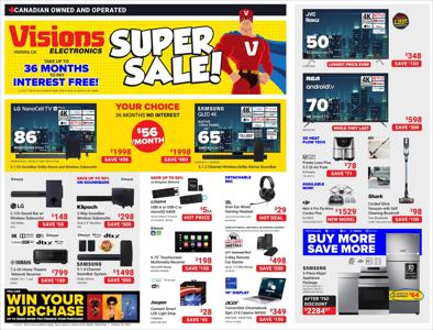 Electronics offers | Visions Electronics weeky flyer in Visions Electronics | 2023-09-29 - 2023-10-05