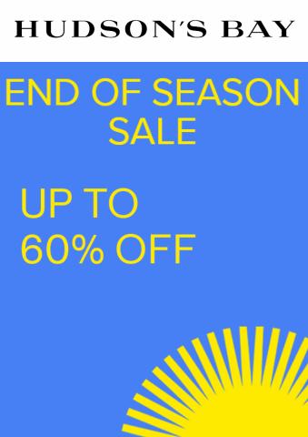 Hudson's Bay catalogue in Edmonton | End of Season Sale up to 60% off | 2022-07-01 - 2022-07-03