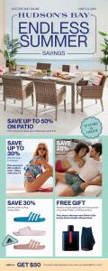 Offer on page 3 of the Weekly Flyer catalog of Hudson's Bay