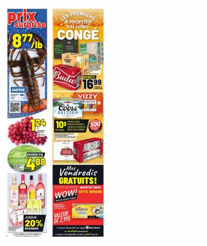 Grocery offers in Montreal | Metro weekly flyer Quebec in Metro | 2022-05-19 - 2022-05-25