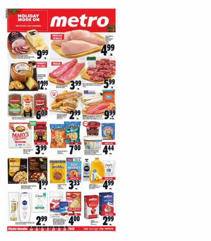 Metro catalogue | Metro weekly flyer Ontario | 2022-11-24 - 2022-11-30
