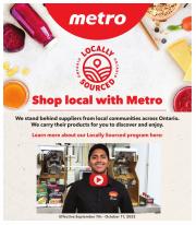 Metro catalogue in Gatineau | Metro weekly flyer Ontario | 2023-09-07 - 2023-10-11
