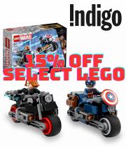 Chapters Indigo catalogue | Chapters Indigo 15% off Select LEGO | 2023-09-20 - 2023-10-05
