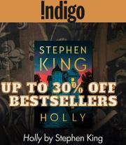 Electronics offers in Ottawa | Up to 30% off Indigo Bestsellers in Chapters Indigo | 2023-09-20 - 2023-10-05