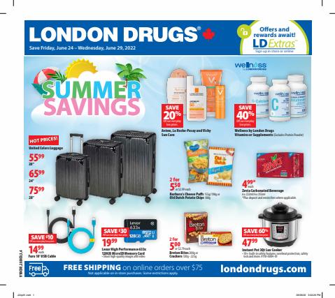 Pharmacy & Beauty offers in Edmonton | Special Flyer - West in London Drugs | 2022-06-24 - 2022-06-29