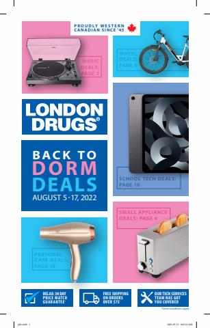 London Drugs catalogue in Edmonton | Special Flyer - West | 2022-08-05 - 2022-08-17
