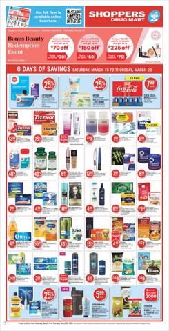Shoppers Drug Mart catalogue in Edmonton | Shoppers Drug Mart Weekly ad | 2023-03-18 - 2023-03-23