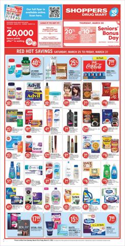 Shoppers Drug Mart catalogue in Oakville | Shoppers Drug Mart Weekly ad | 2023-03-25 - 2023-03-31