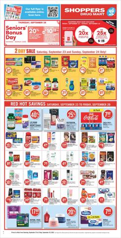 Shoppers Drug Mart catalogue in Calgary | Shoppers Drug Mart Weekly ad | 2023-09-23 - 2023-09-29