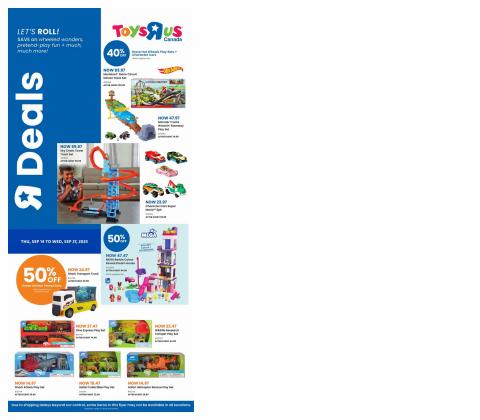 Toys R us catalogue in Montreal | Flyer | 2023-09-14 - 2023-09-27