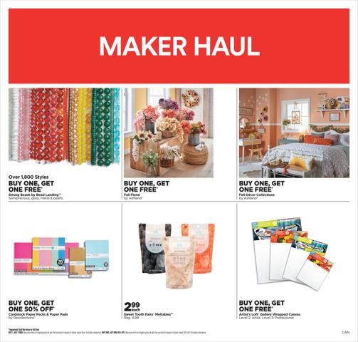 Michaels catalogue | 8/5 Weekly Ad Canada | 2022-08-05 - 2022-08-11
