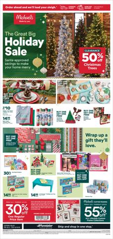 Home & Furniture offers in Gatineau | 12/2 Weekly Ad Canada in Michaels | 2022-12-02 - 2022-12-08