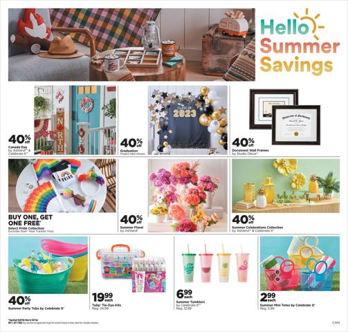 Michaels catalogue | 6/2 Weekly Ad Canada | 2023-06-02 - 2023-06-08