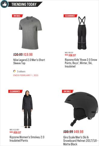 Sport Chek catalogue in Vancouver | Sport Chek weekly flyer | 2023-01-30 - 2023-02-19