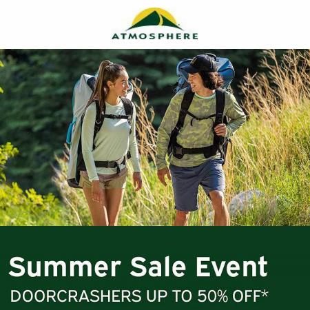 Sport offers in Calgary | Doorcrashers up to 50% off in Atmosphere | 2022-06-09 - 2022-06-29