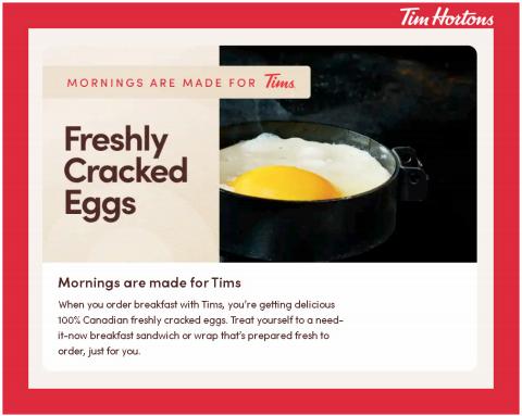 Restaurants offers | Promotions in Tim Hortons | 2022-05-05 - 2022-06-13