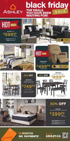Home & Furniture offers in Calgary | Weekly Flyer  in Ashley Furniture | 2022-11-22 - 2022-12-05