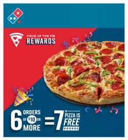Restaurants deals in the Domino's Pizza catalogue ( Expires today)