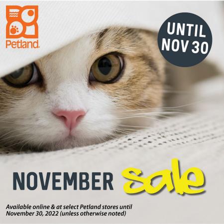 Petland catalogue in Shawinigan | November Sale | 2022-11-15 - 2022-11-30