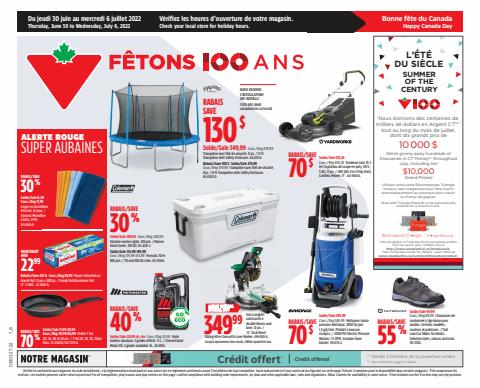 Canadian Tire catalogue in Montreal | Canadian Tire weekly flyer | 2022-06-30 - 2022-07-06