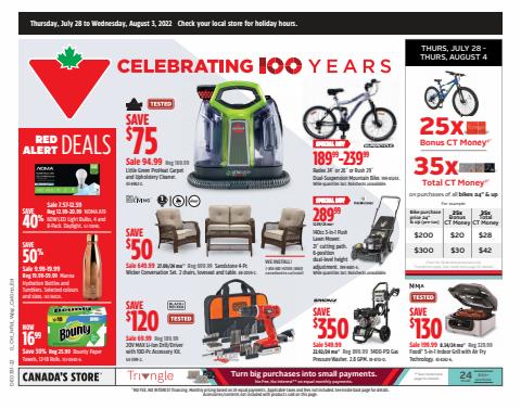 Canadian Tire catalogue in Timmins | Canadian Tire weekly flyer | 2022-07-28 - 2022-08-03