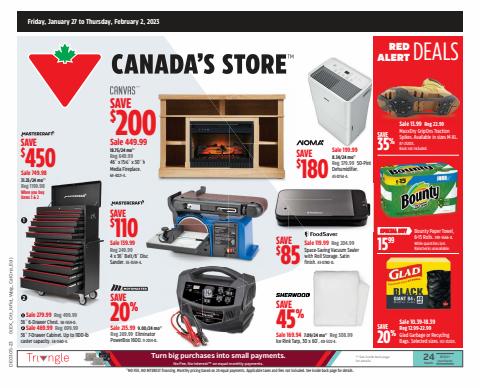 Canadian Tire catalogue in Edmonton | Canadian Tire weekly flyer | 2023-01-27 - 2023-02-02