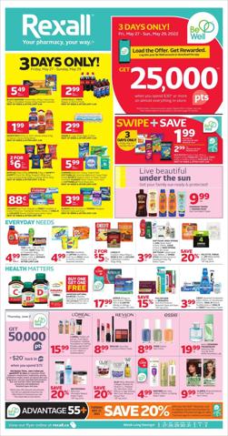 Pharmacy & Beauty offers in Vancouver | Rexall flyer in Rexall | 2022-05-27 - 2022-06-02