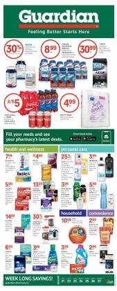 Pharmacy & Beauty deals in the Guardian Pharmacy catalogue ( 2 days left)