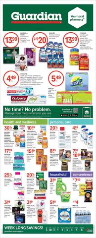 Pharmacy & Beauty offers | Guardian Pharmacy weekly flyer in Guardian Pharmacy | 2022-09-30 - 2022-10-06