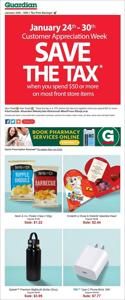 Guardian Pharmacy catalogue in Gatineau | Guardian Pharmacy weekly flyer | 2023-01-24 - 2023-01-30