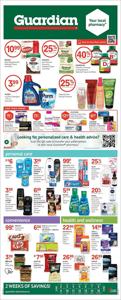 Offer on page 1 of the Guardian Pharmacy weekly flyer catalog of Guardian Pharmacy