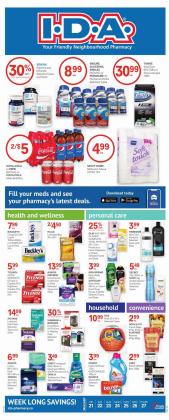 Pharmacy & Beauty deals in the IDA Pharmacy catalogue ( 2 days left)