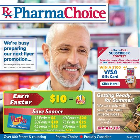 PharmaChoice catalogue in Port McNeill | Weekly flyer PharmaChoice | 2022-05-19 - 2022-05-25