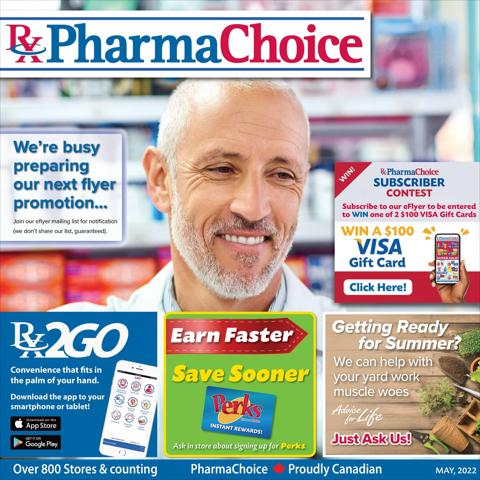 PharmaChoice catalogue in Placentia | Weekly flyer PharmaChoice | 2022-05-19 - 2022-05-25