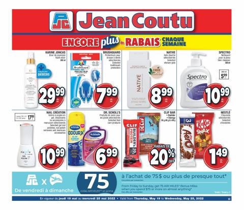 Jean Coutu catalogue in Saguenay | More Savings Flyer | 2022-05-19 - 2022-05-25